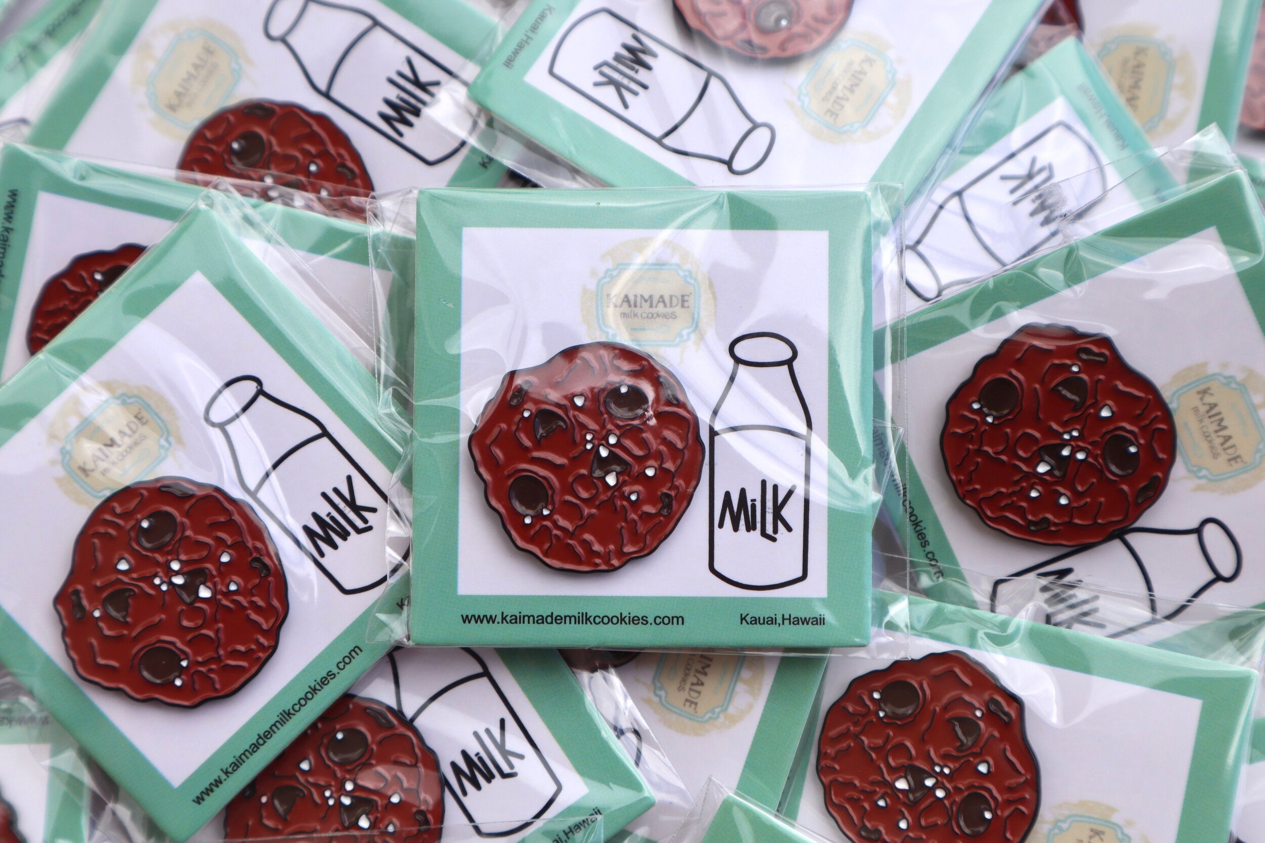 Milk Cookie Enamel Pins