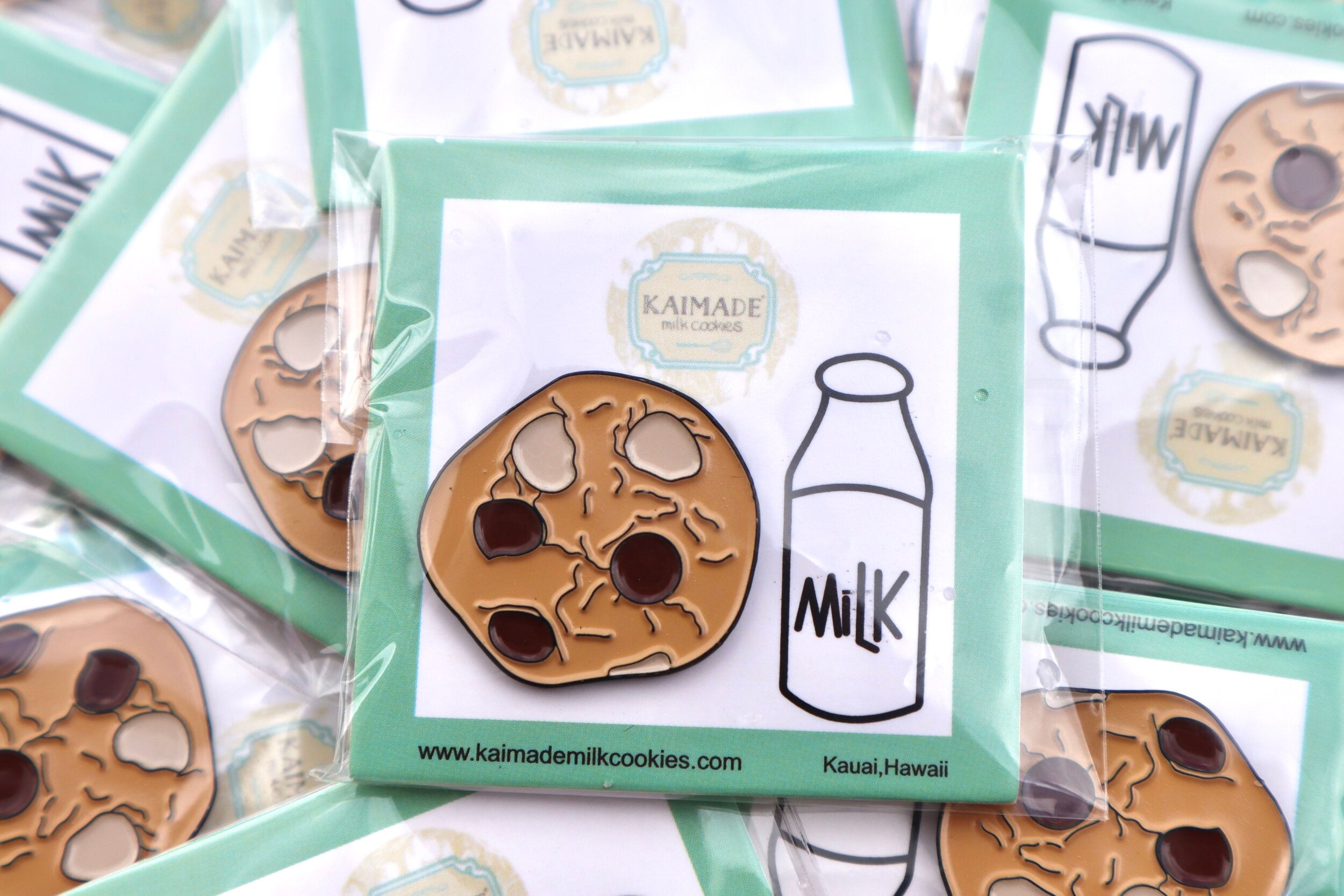 Milk Cookie Enamel Pins